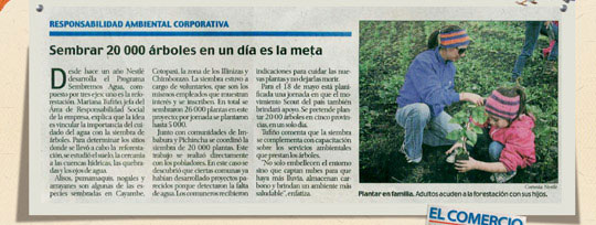 sembremos agua comercio