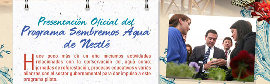 Programa Sembremos Agua