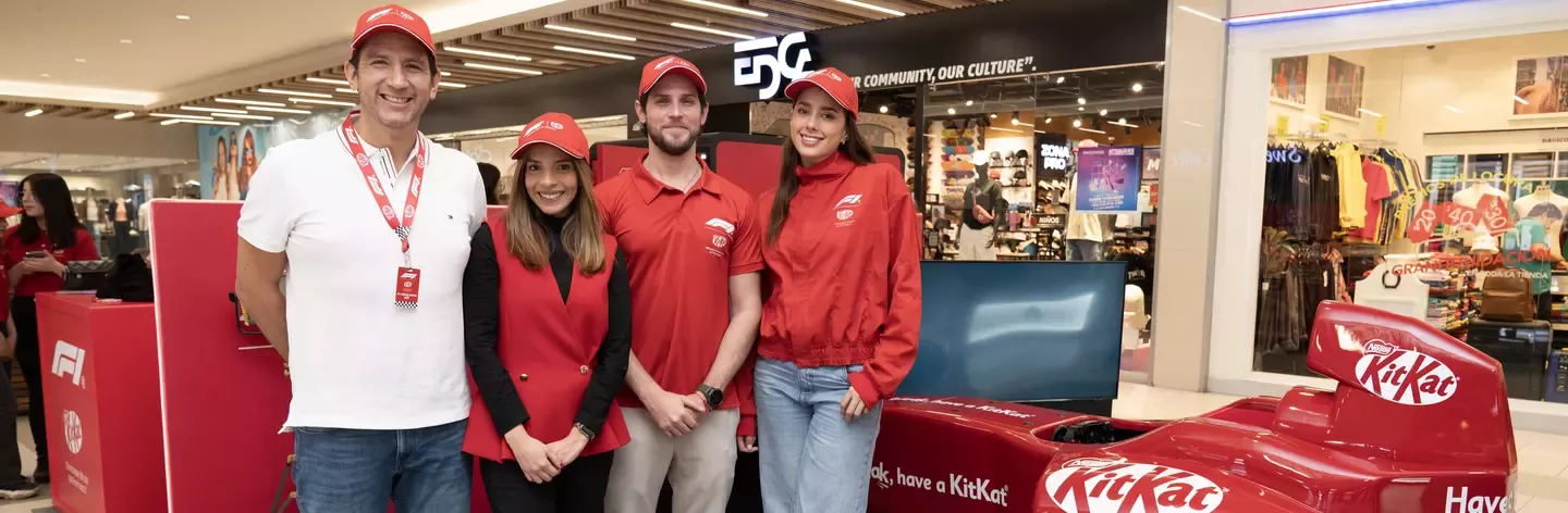 ¡KITKAT® Acelera en Ecuador como el Chocolate Oficial de la Fórmula 1®!