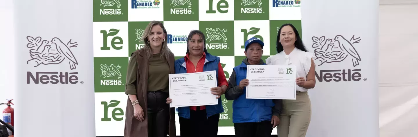 Nestlé y RENAREC fortalecen la seguridad y gestión de 21 asociaciones recicladoras