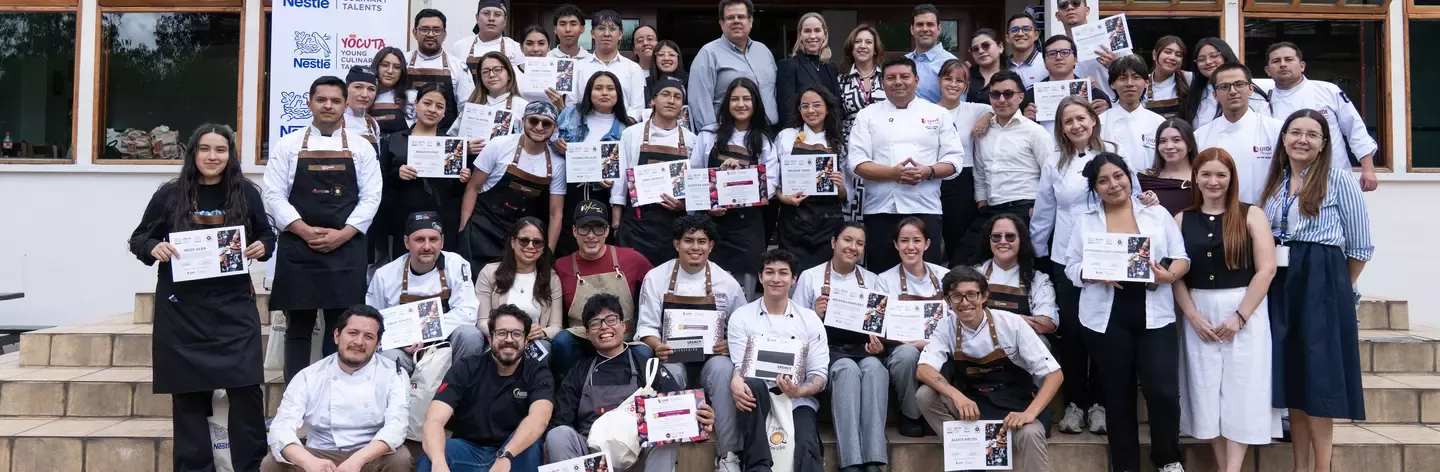 Nestlé Ecuador capacita a más de 40 jóvenes en gastronomía y barismo